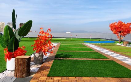 3 bước đơn giản để thi công cỏ nhân tạo trang trí